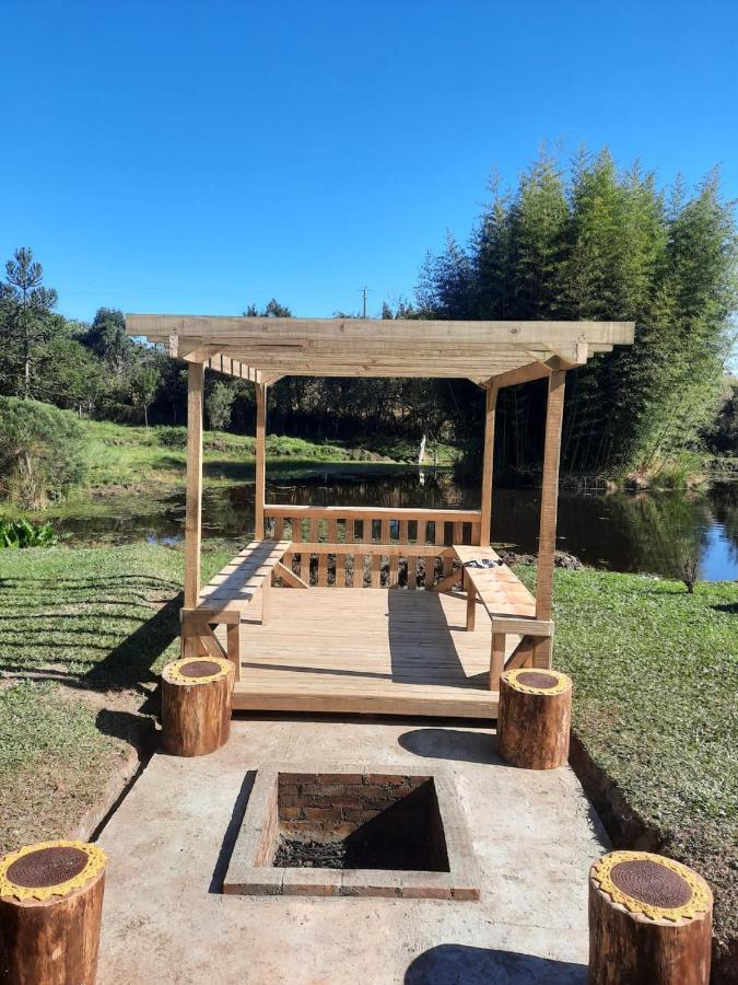 Fazenda Tamandua Casa De Campo - Cabana Coragem Villa Rio Rufino ภายนอก รูปภาพ